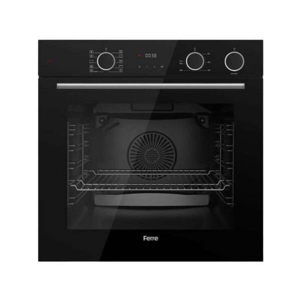 Ferre Steamart & Fryart Buharlı Pişirme Siyah Ankastre Fırın