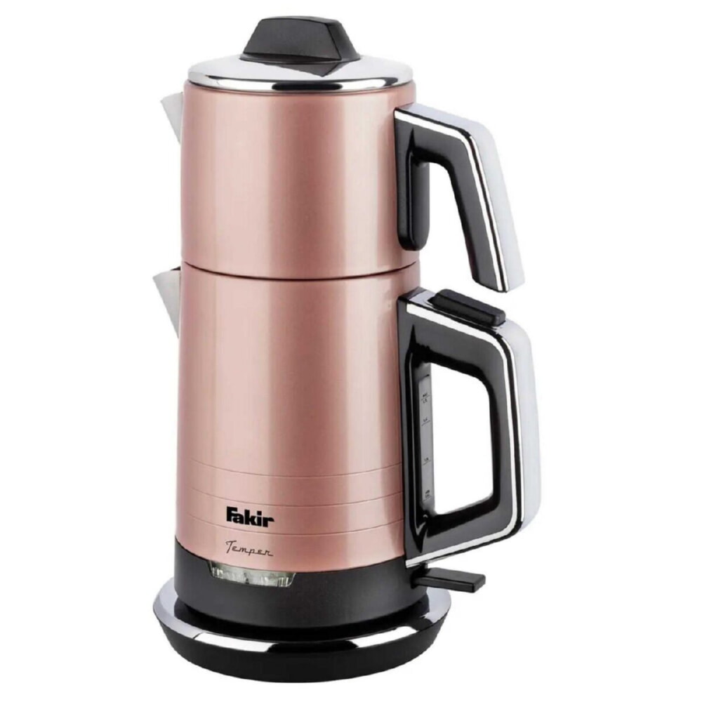 Fakir Temper Çay Makinesi & Kettle, Paslanmaz Çelik,  1800W 1.7 Litre Rosie - Görsel 1