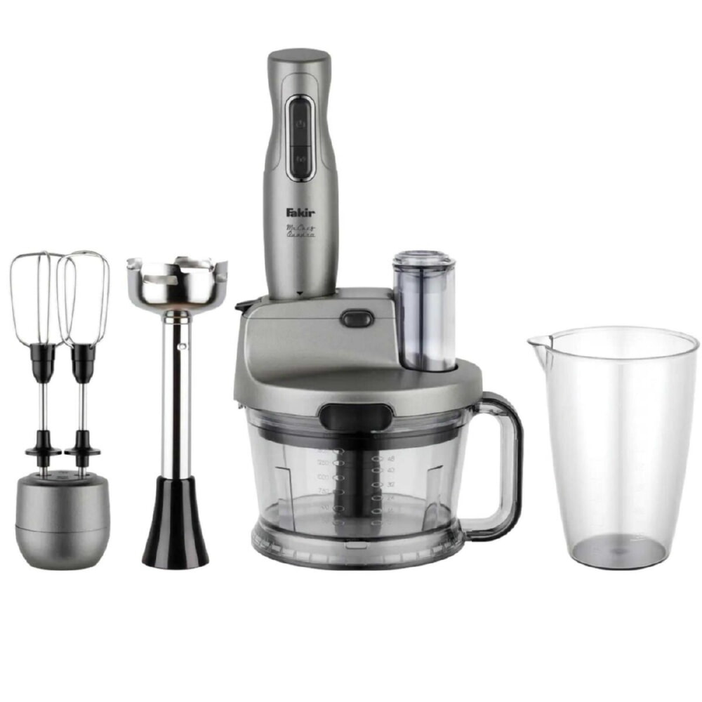 Fakir Mr. Chef Quadro Blender Set 1000W Silver Stone - Görsel 1